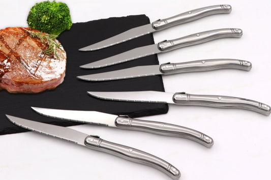 Set of 6 Steak Knife Blanc