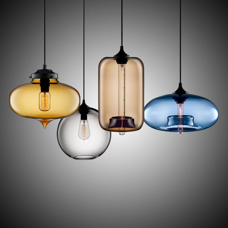 Modern Glass Pendant Lamp Garona