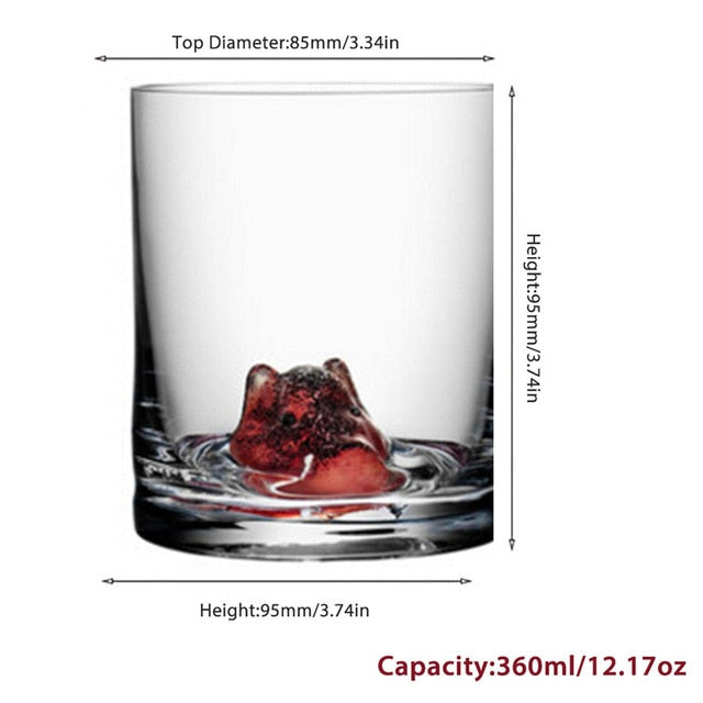 Creative Animal Glass Cup Nelson (6 Model)