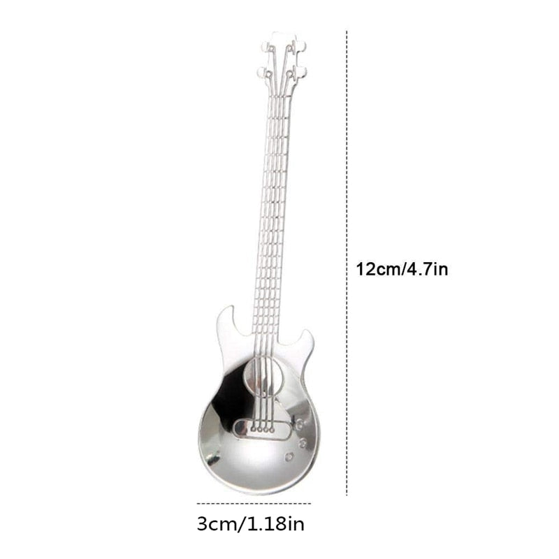 Guitar Coffee Teaspoons Volturno