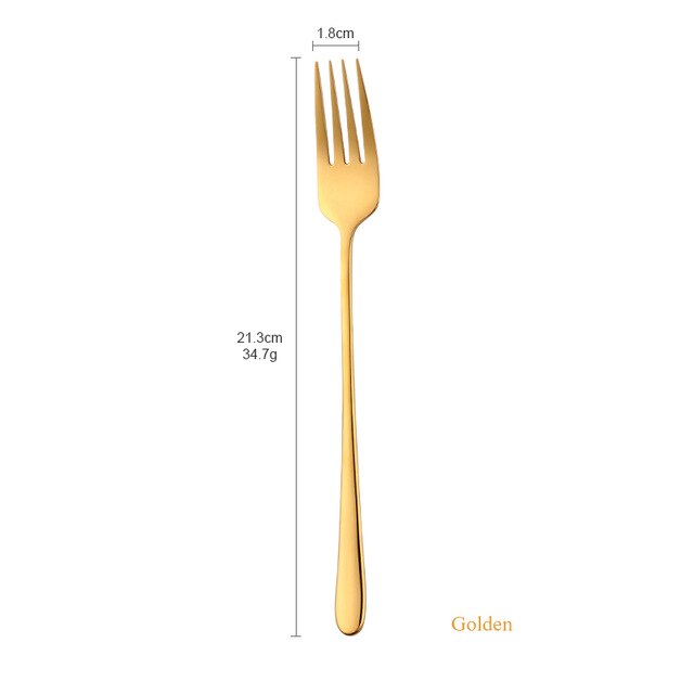 Stainless Steel Dinner Fork Kube (8 Colors)