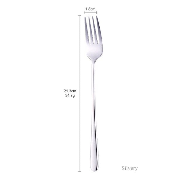 Stainless Steel Dinner Fork Kube (8 Colors)