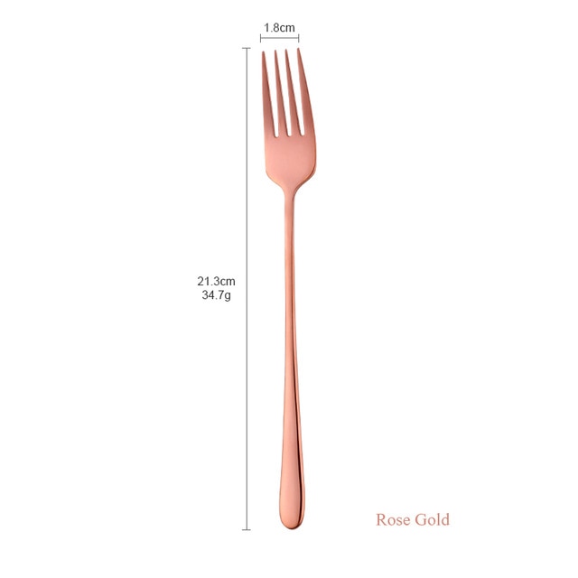 Stainless Steel Dinner Fork Kube (8 Colors)