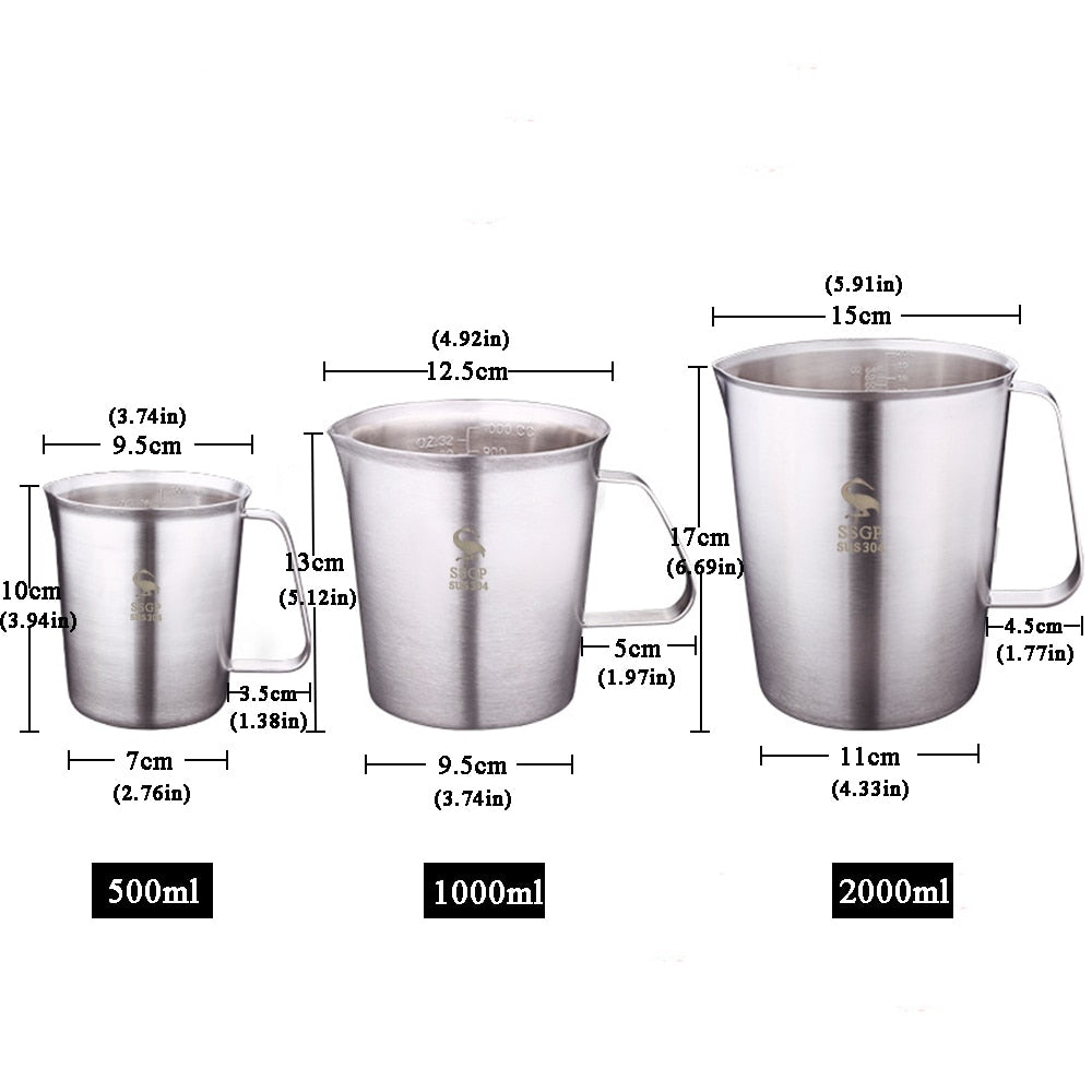 Stainless Steel Measuring Cup Dominic (3 Capacities)