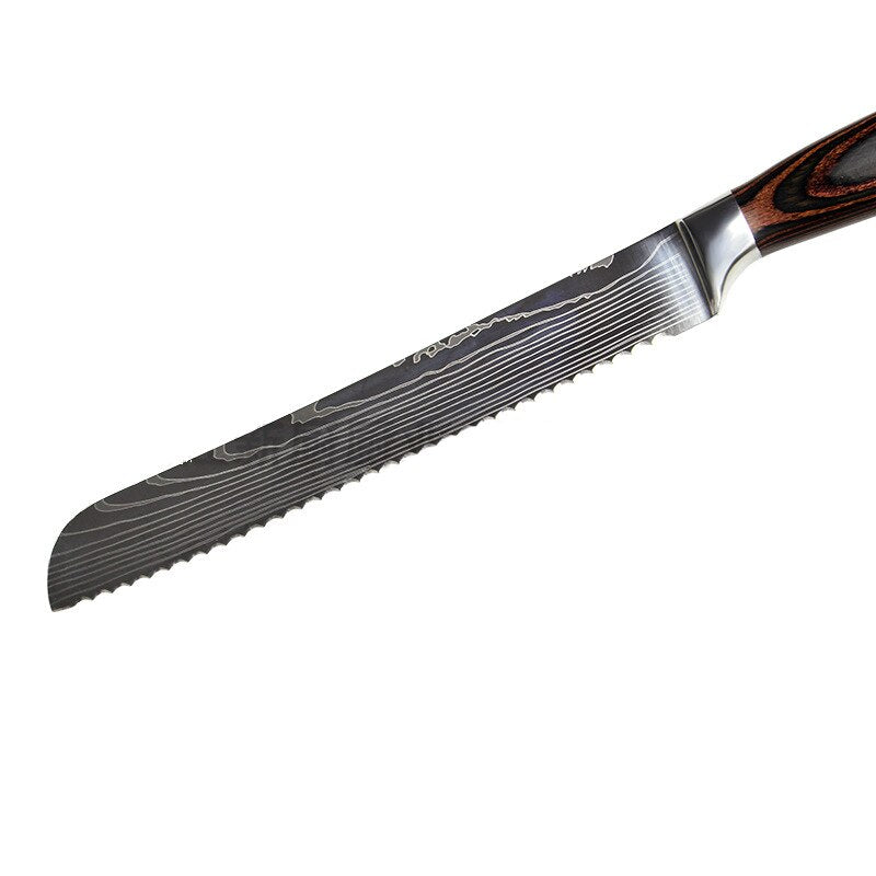Stainless Steel Bread Knife Luck