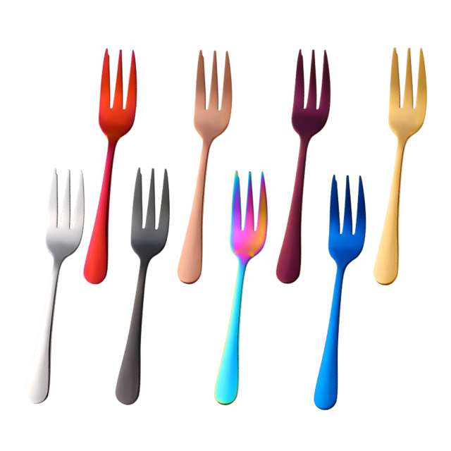 Stainless Steel Dessert Fork Brandon (8 Colors)