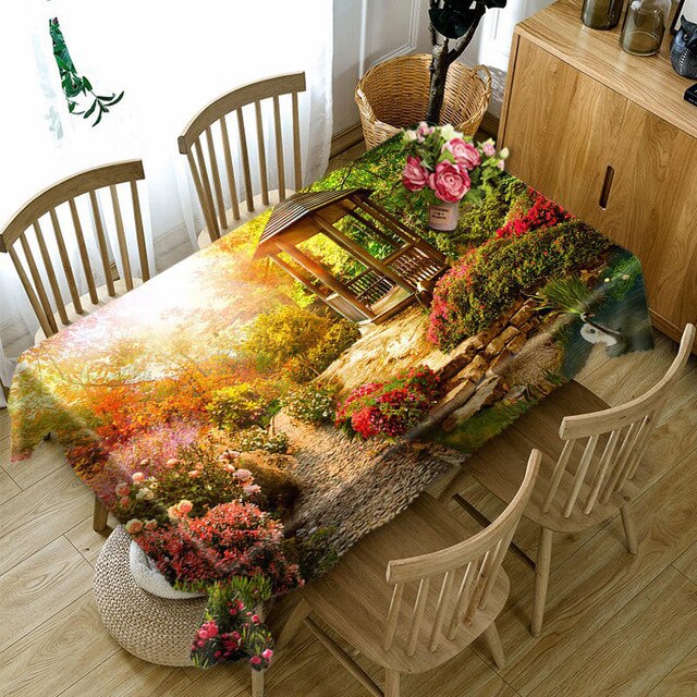 Trent del mantel paisajista 3D (8 estilos)