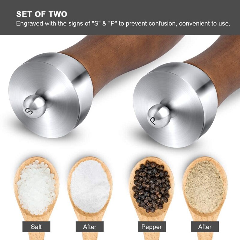 Salt and Pepper Grinder Set Cozumel