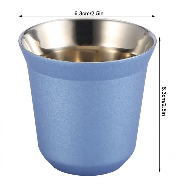 Taza de café de acero inoxidable Skagen (4 colores)