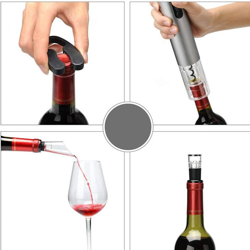 Ouvre-bouteille de vin électrique set triora (3 couleurs)