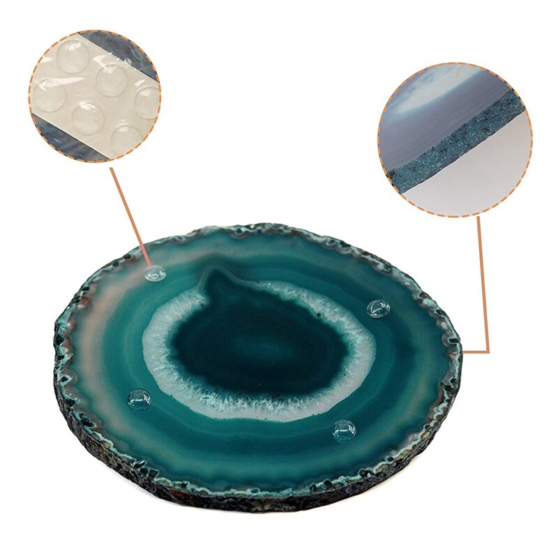 Blue Agate Coaster Set Windsor