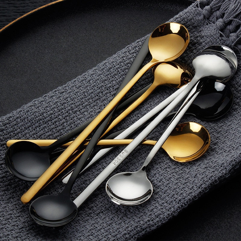 Long Stainless Steel Spoon Gilgen (3 Colors)