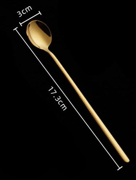 Long Stainless Steel Spoon Gilgen (3 Colors)