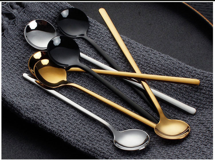 Long Stainless Steel Spoon Gilgen (3 Colors)