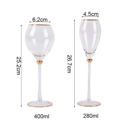 Retro Wine Glass Caniapiscau (2 Capacities)