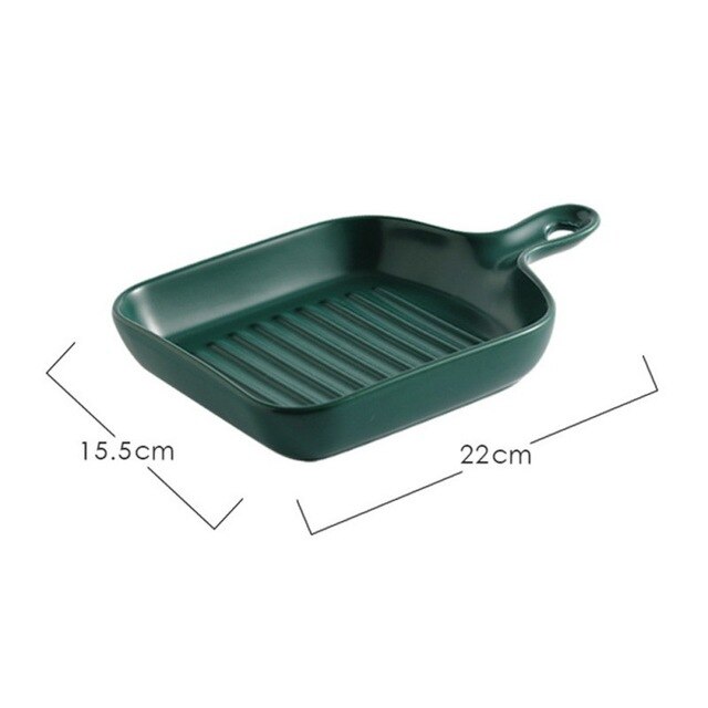 Keramikplatte mit Griff Elora (7 Farben)