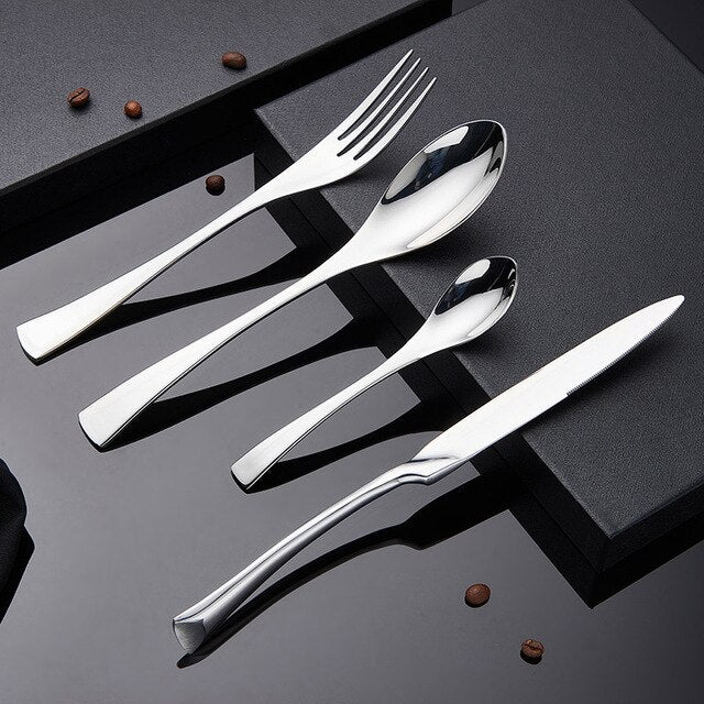 Stainless Steel Cutlery Dinnerware Set Denali (6 Colors)