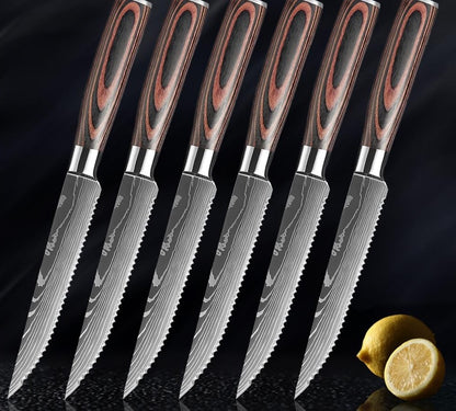 Set Of 3 Steak Knife Neige