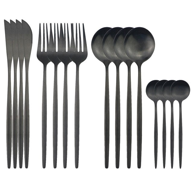 Stainless Steel Cutlery Set Banyoles (11 Colors)