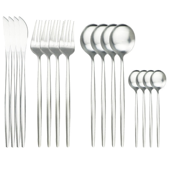 Stainless Steel Cutlery Set Banyoles (11 Colors)