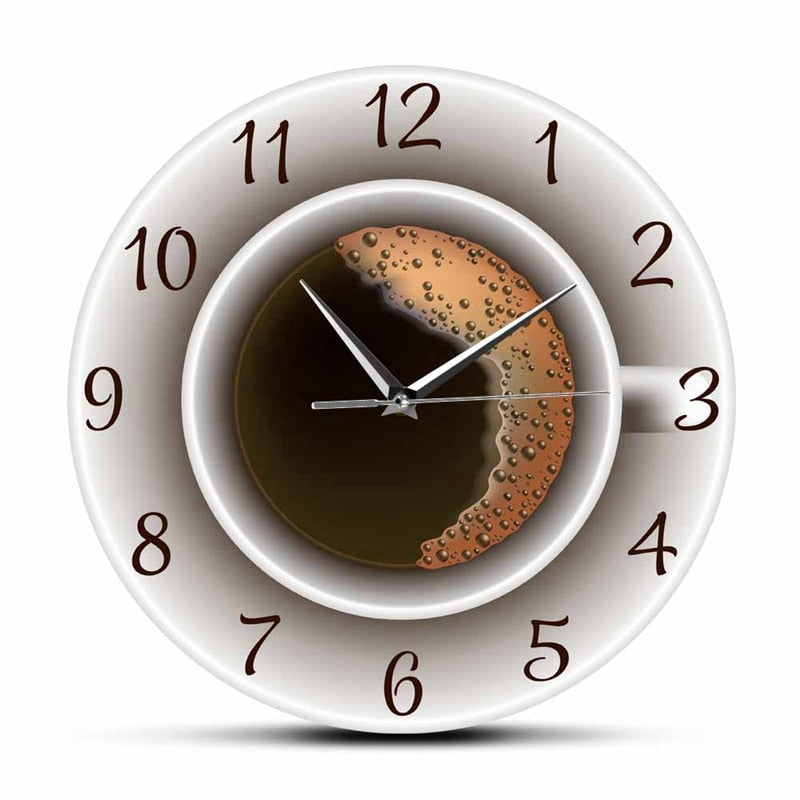 Wall Clock Coffee