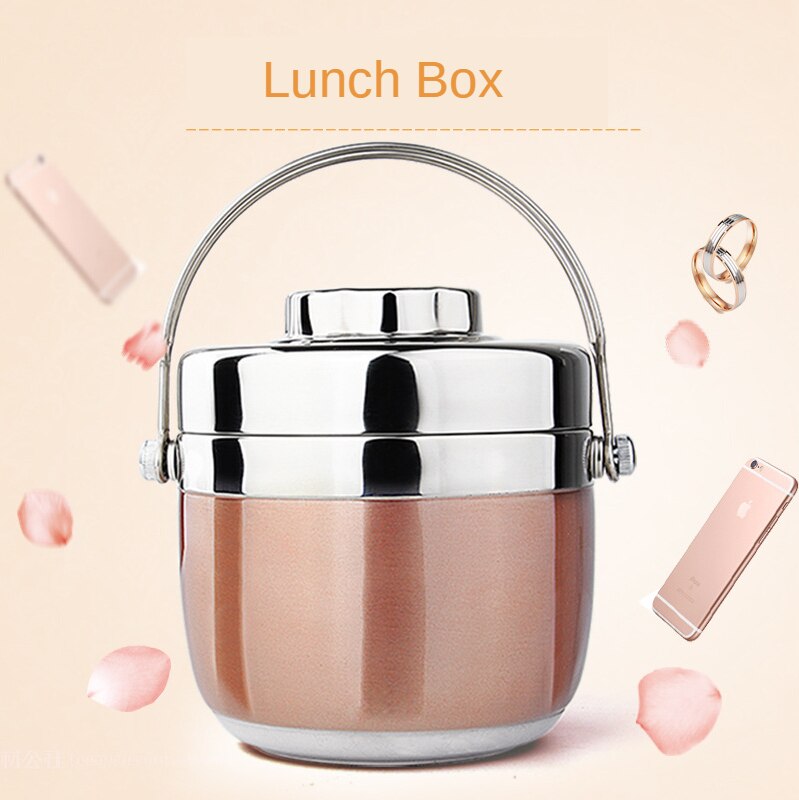 Insulated Stainless Steel Lunch Box Hulissat