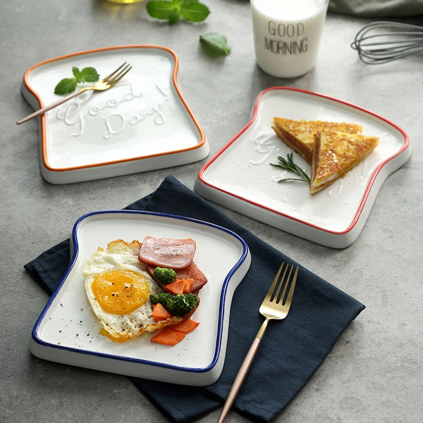 Toast Porcelain Plate Zarza (3 Colors)