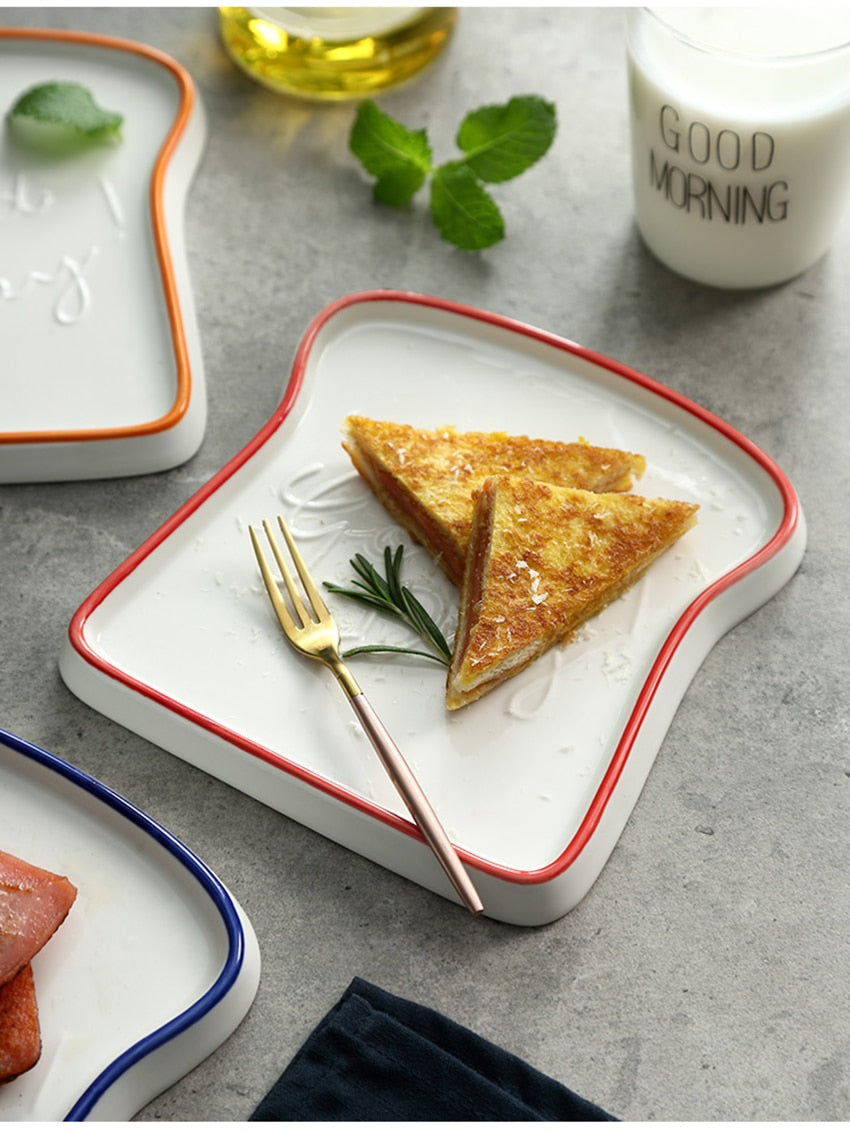 Toast Porcelain Plate Zarza (3 Colors)