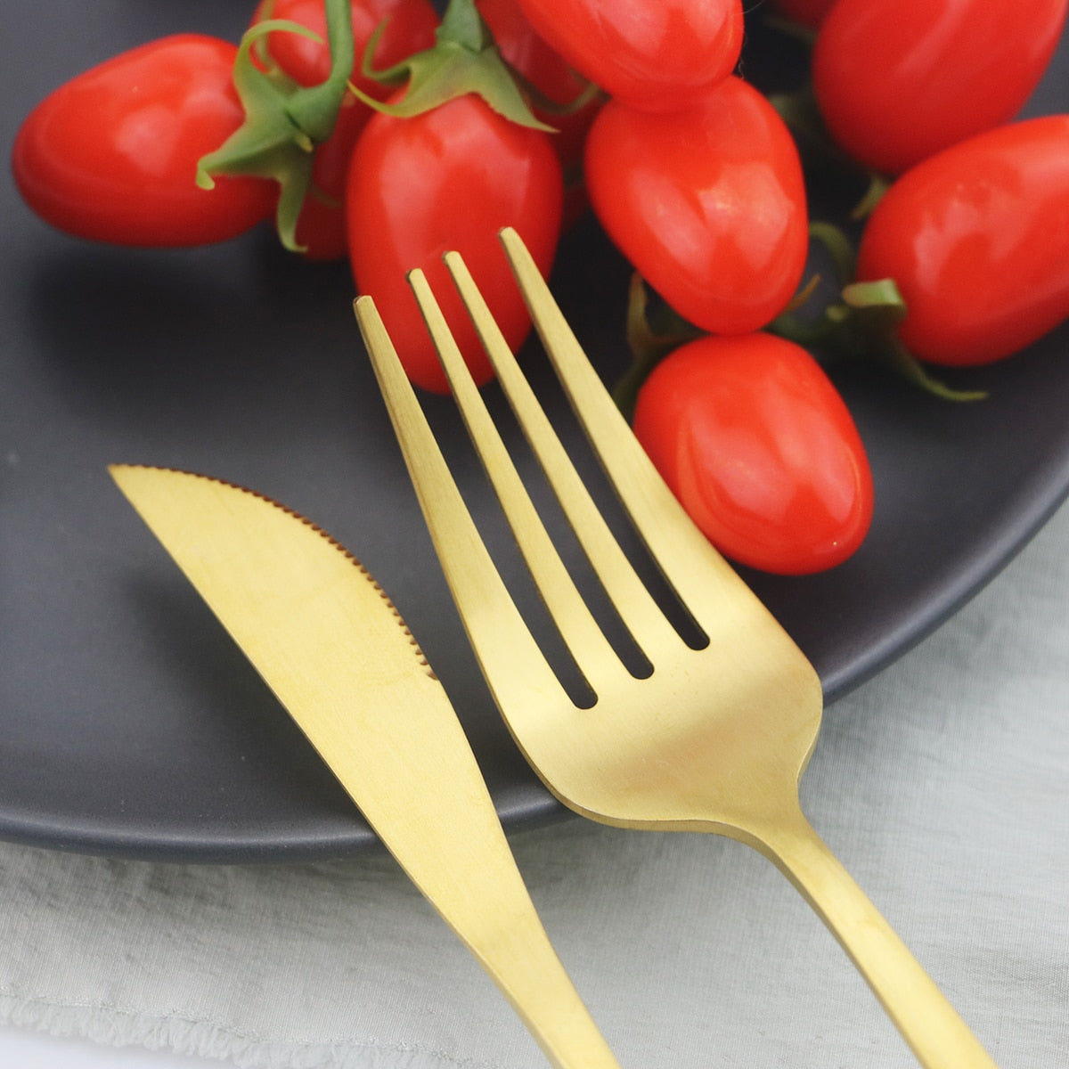 Stainless Steel Dinner Fork Set Estanes (10 Colors)