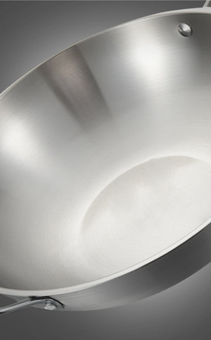 Stainless Steel Wok With Lid Verdi (2 Sizes)