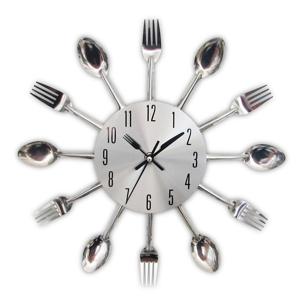 Wall Clock Cutlery