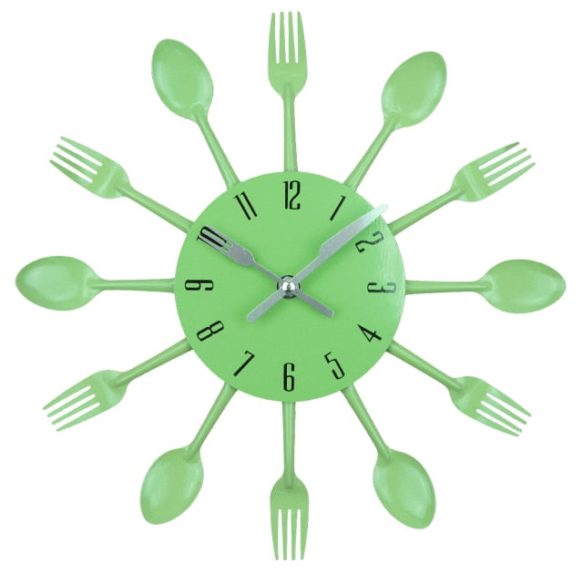 Cutlery Wall Clock Gustav (5 Colors)