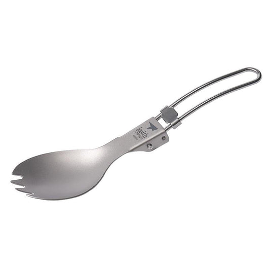 Titanium Folding Spoon/Fork Maroma
