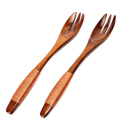 Wood Forks Set Joel (2 Colors)