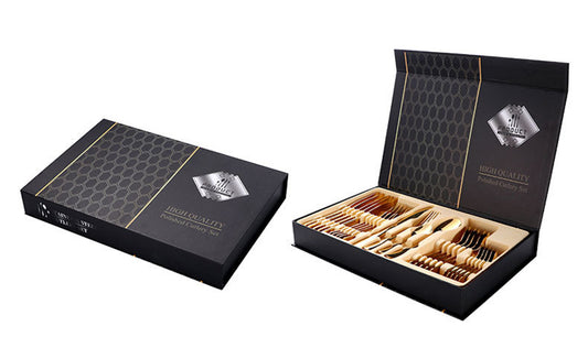 Stainless Steel Cutlery Set With Case Siabod (5 Colors)