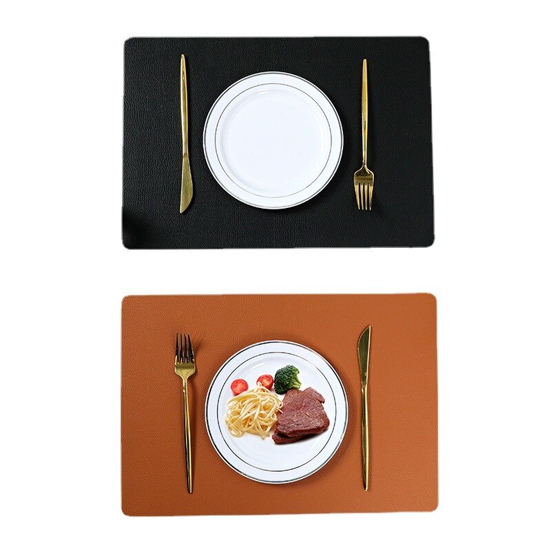 Reversible Leather Placemat Nester
