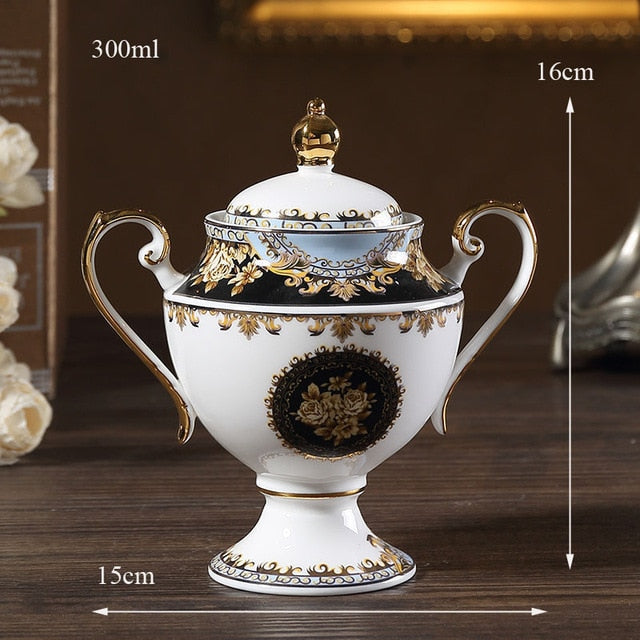 Luxury Porcelain Tea Cup Sets Millport (5 Pieces)