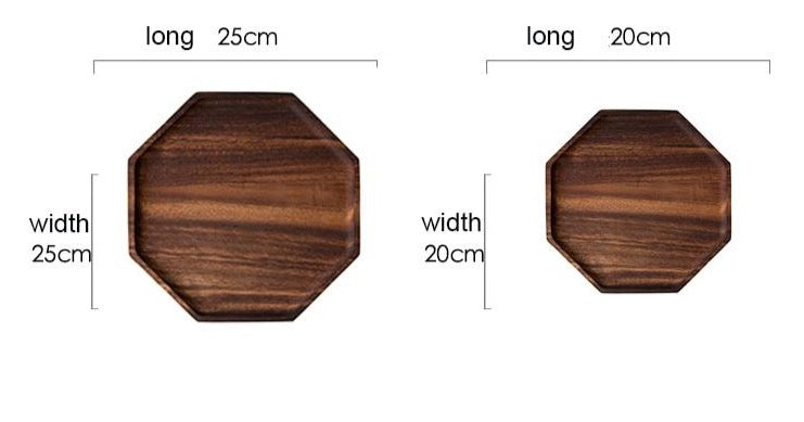 Walnut Wooden Plate Solva (2 Sizes)