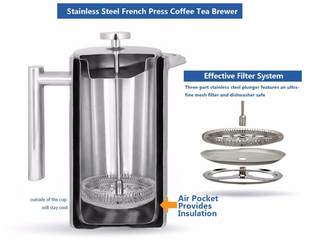 French Press Coffee Maker Lens (3 Size)