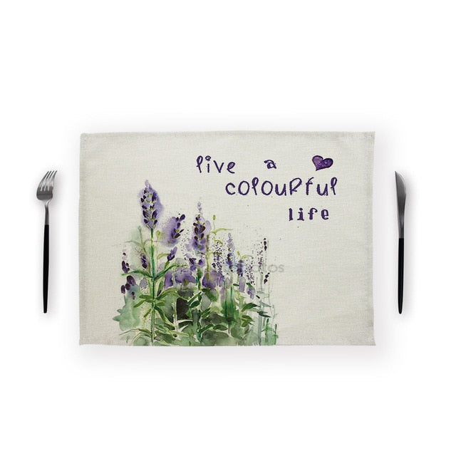 Flower Lavender Napkin Rheidol (14 Models)