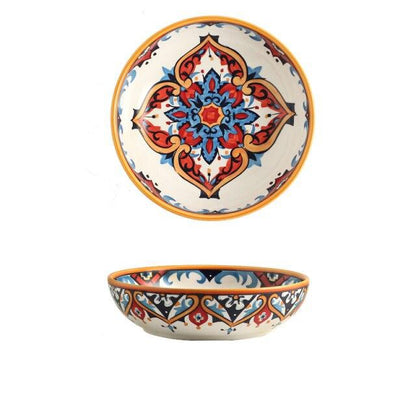 Hand-Painted Ceramic Plate Ata