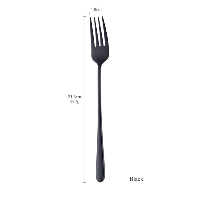 Stainless Steel Dinner Fork Kube (8 Colors)