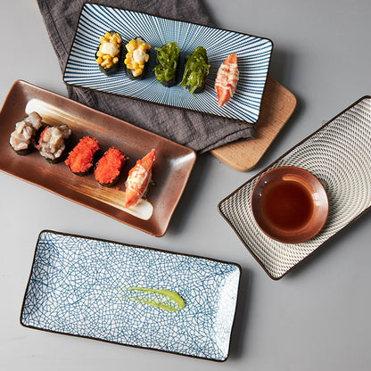 Ceramic Sushi Plate Haru (4 Colors)