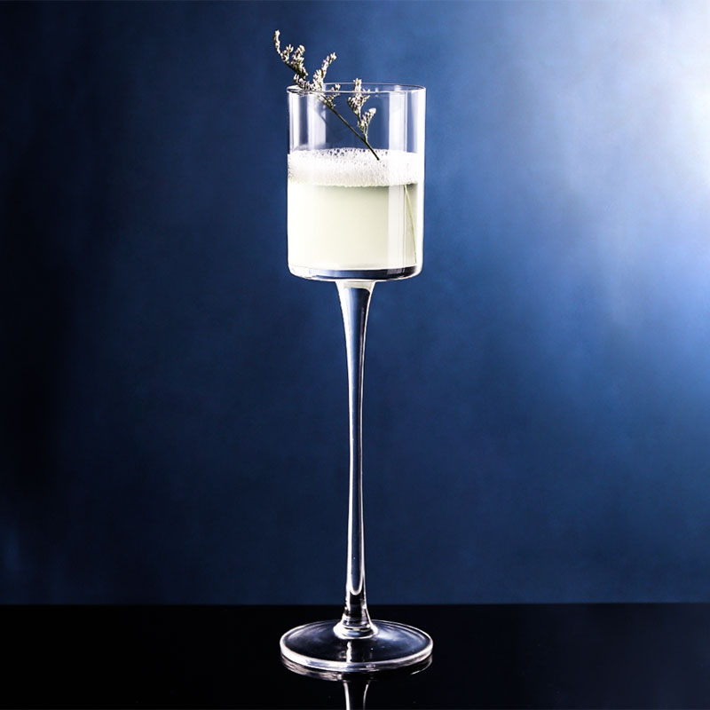 Set Champagne Flute Glass Platte