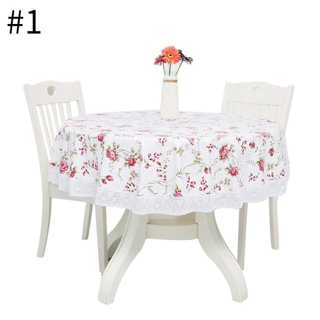 Round Tablecloth Goderich (13 Colors and 3 Sizes)