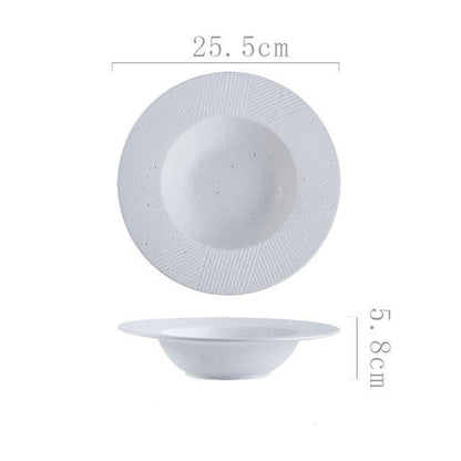 Western Ceramic Plate Liard (4 Colors)