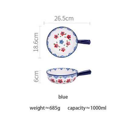 Baking Bowl With Handle Maol (8 Colors)