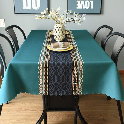 Rectangular Waterproof Tablecloth Broadway (3 Colors and 7 Sizes)