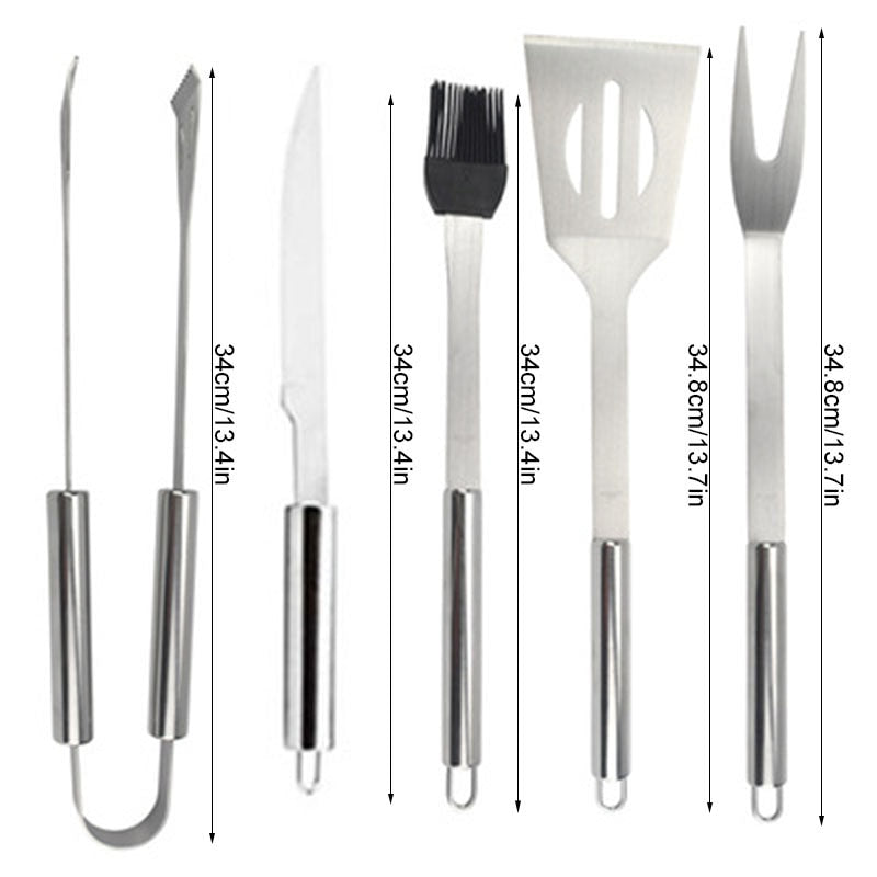 Stainless Steel Barbecue Tool Set