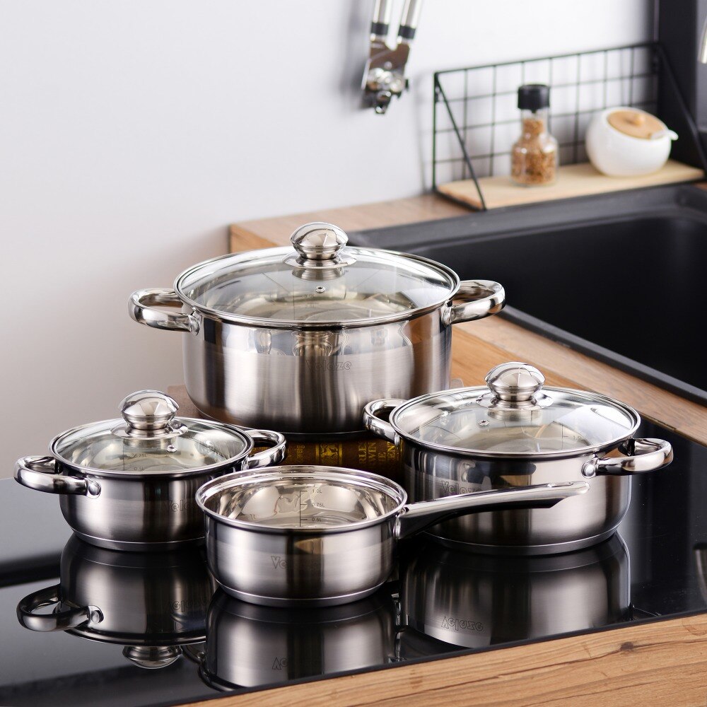 Kitchen Pots and Pans Sets Alba (7 Pieces)